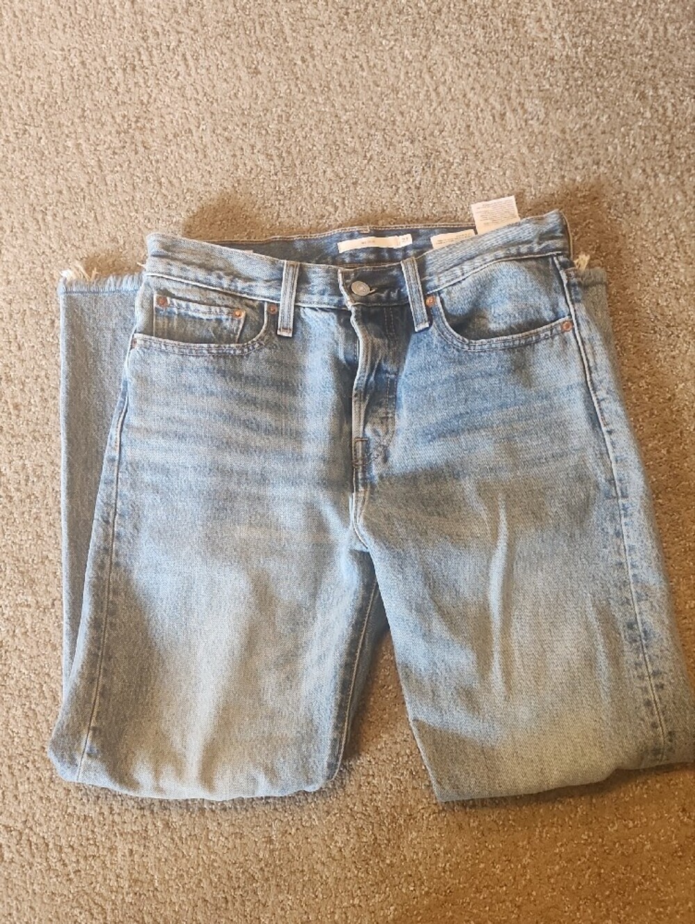Levi's Light Blue Women's Straight Leg Jeans - Picture 9 of 9